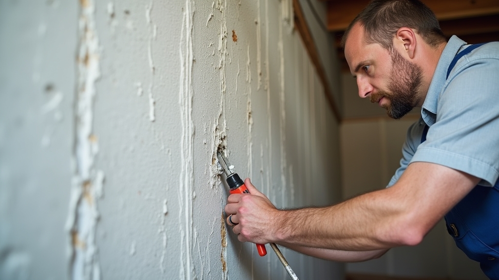 Fixing condensation on basement walls