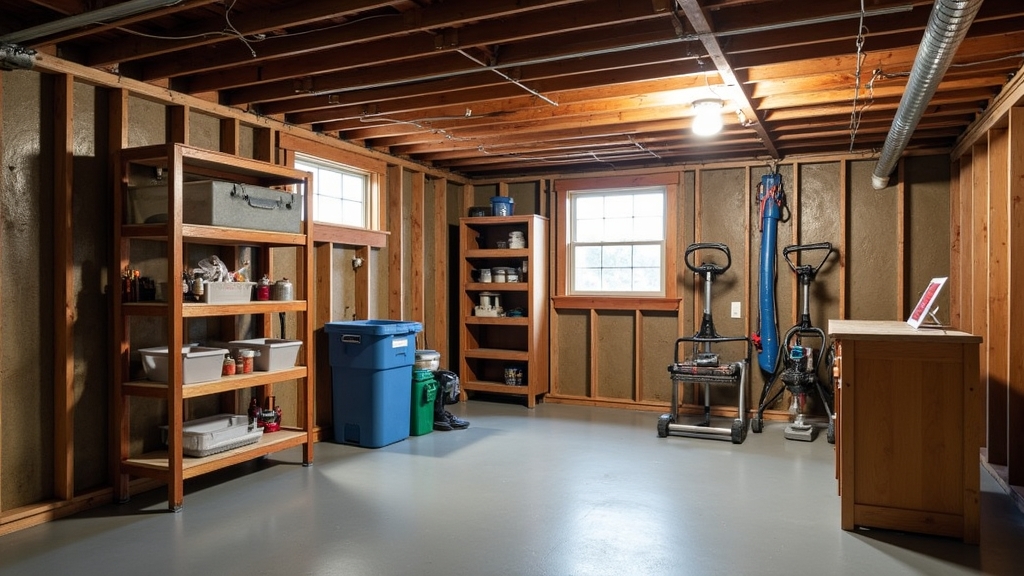 Maximizing Storage in Your Unfinished Basement