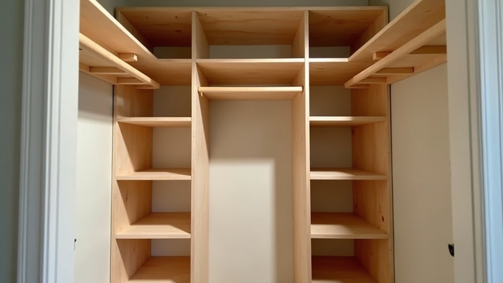 Build Your Own DIY Wood Closet Shelving System