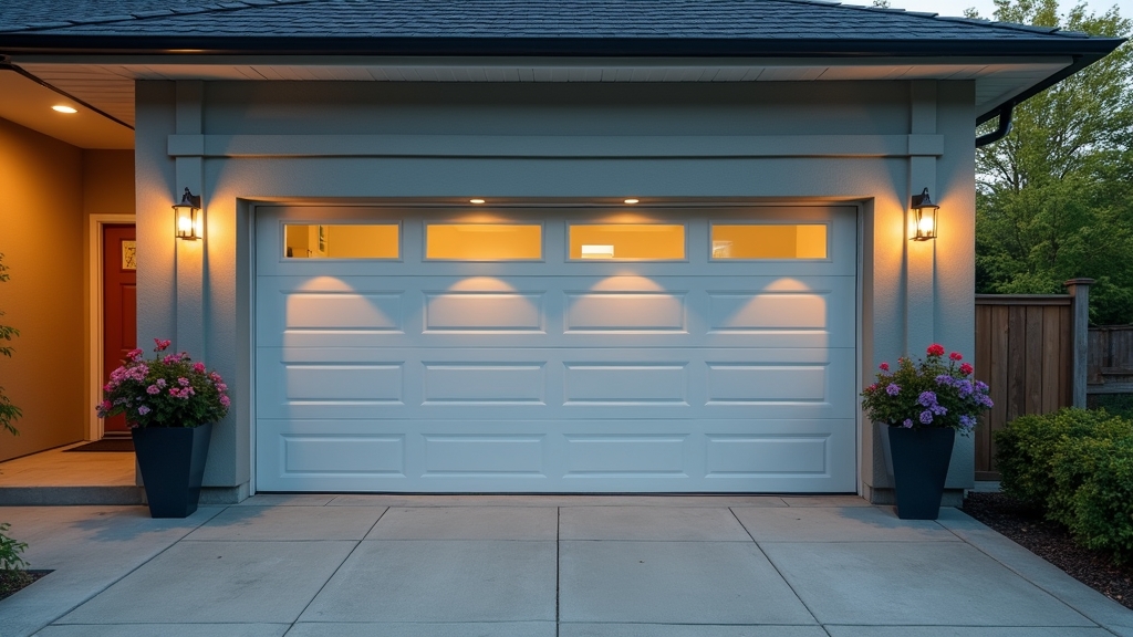 Silencing a squeaky garage door