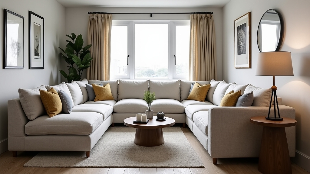Arrange a Sectional in a Narrow Living Room: 3 Layout Methods
