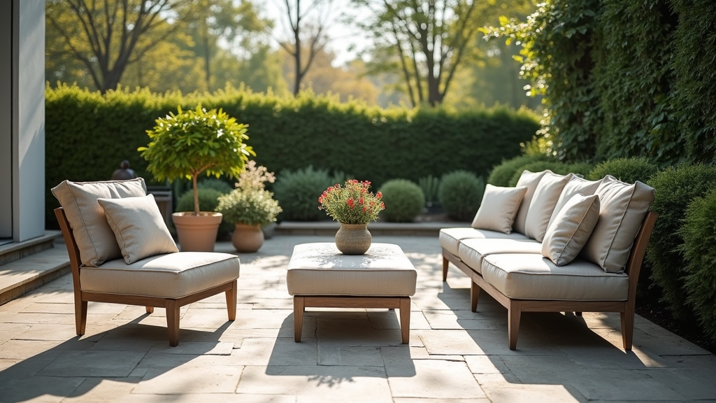 Secure patio furniture for wind